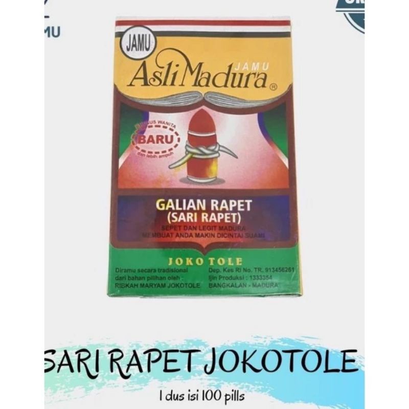 sari rapet 100 pil galian rapet perapat miss v jokotole / merapatkan miss v
