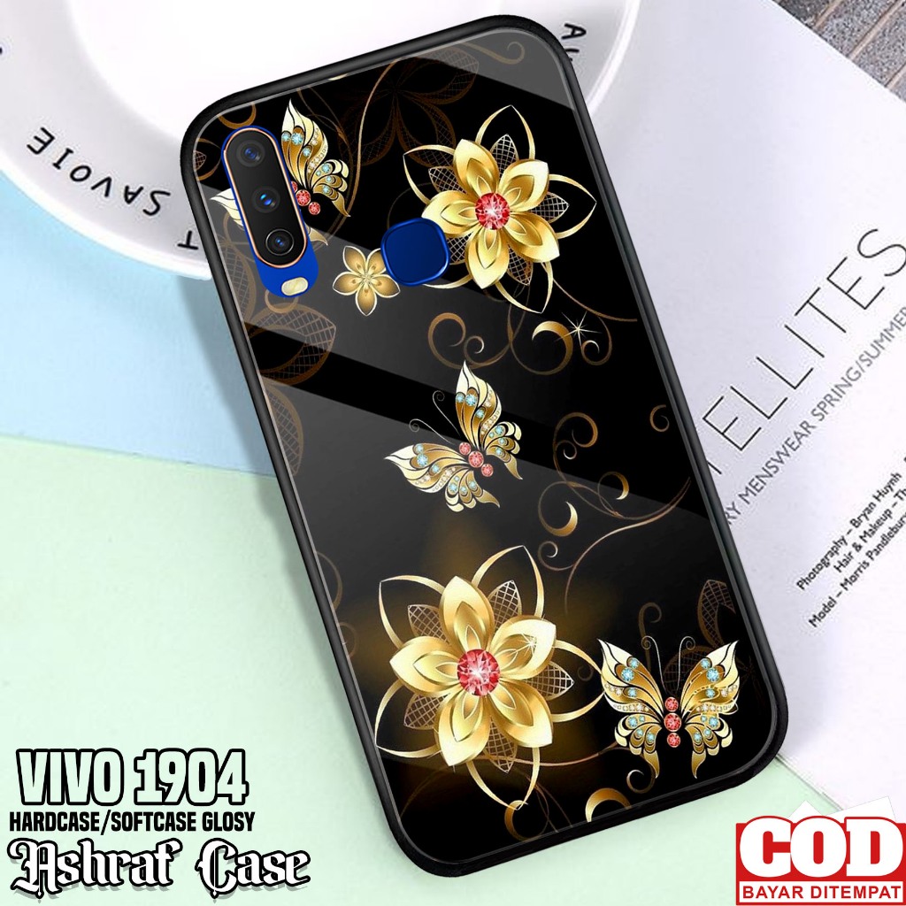 Case Vivo 1904 - Casing Vivo 1904 ( KP ) Silikon Hp Vivo 1904 - Softcase Glass Kaca - Kondom Hp - Ke