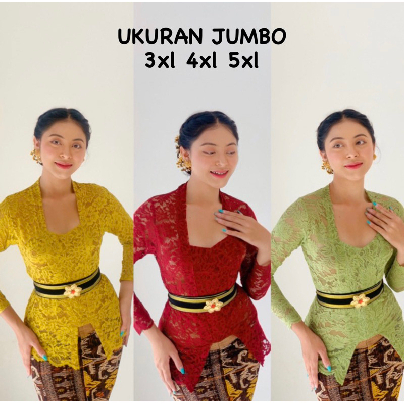 SETELAN/ONE SET Kebaya Sofia Jumbo Strait