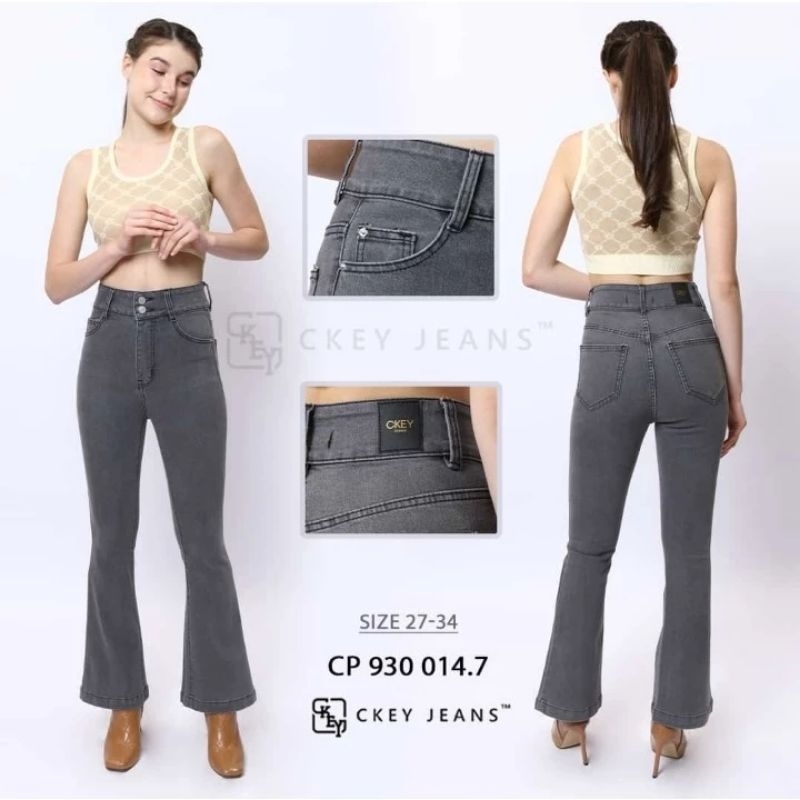 Ckey Jeans Cutbray Wanita / Cutbray Jeans Highwaist 930