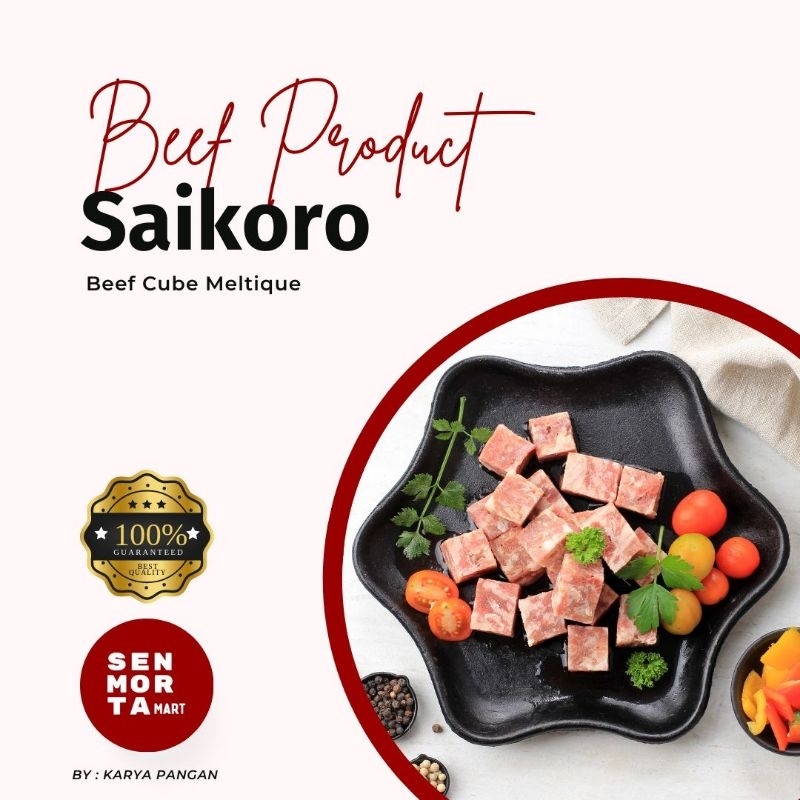 

Beef Saikoro / Beef Cube Steak 500 Grm