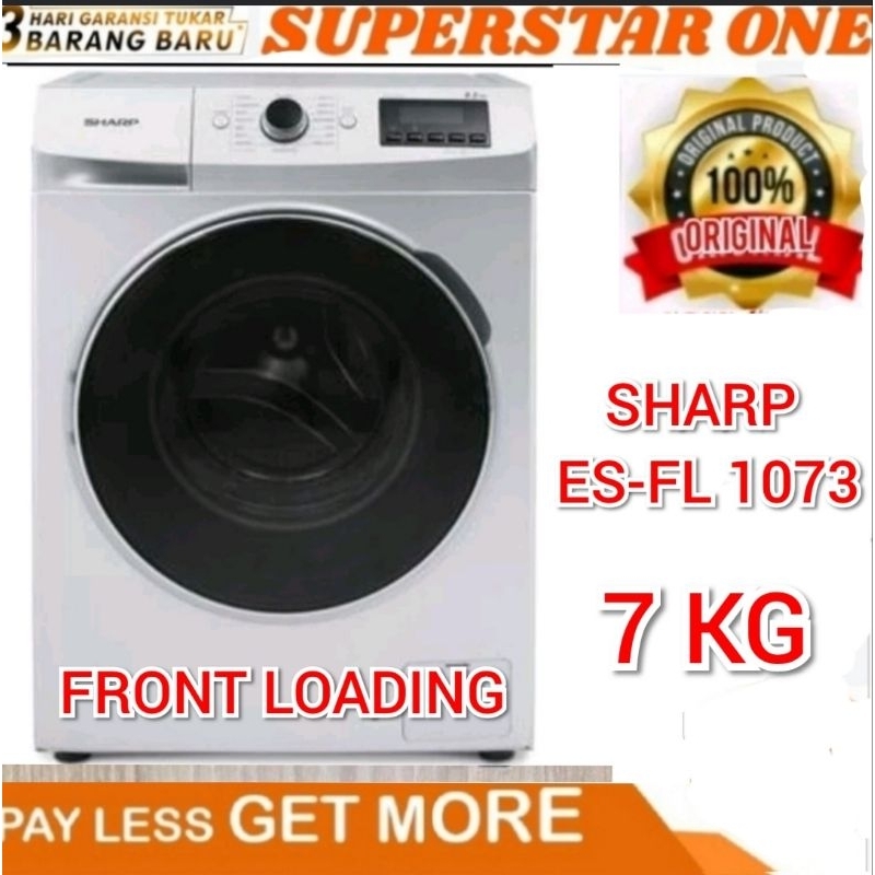 Mesin Cuci Sharp 7Kg Front Loading Es FI-1073
