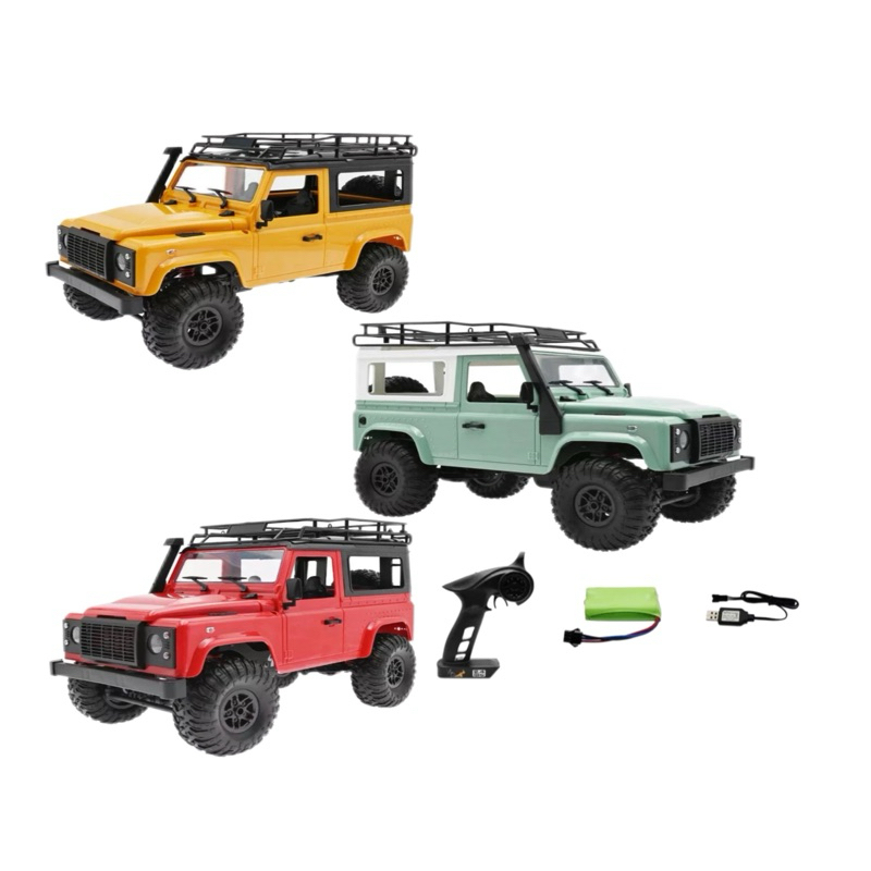 Mainan Mobil Remote Control RC Land Rover Defender Adventure Offroad MN90 D90 Defender 1.12 RTR 2.4g