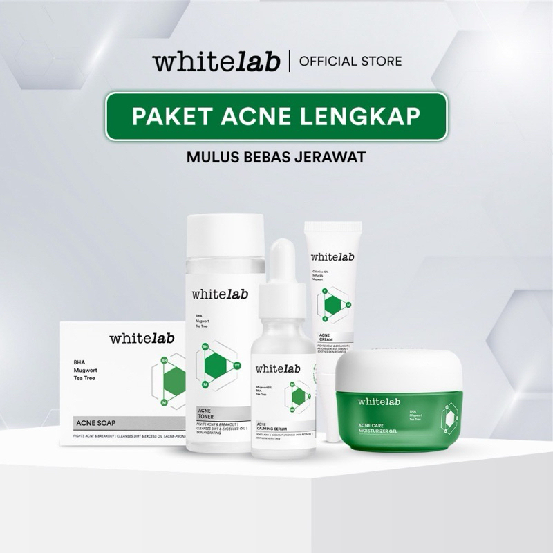 [READY] Whitelab Paket Acne Lengkap / Acne Treatment Whitelab