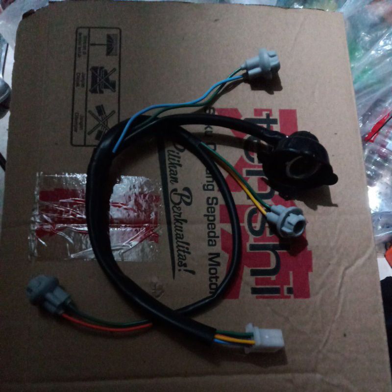 soket lampu depan honda beat fi kabel lampu fitting lampu beat fi lama 2012 2014 starter kasar