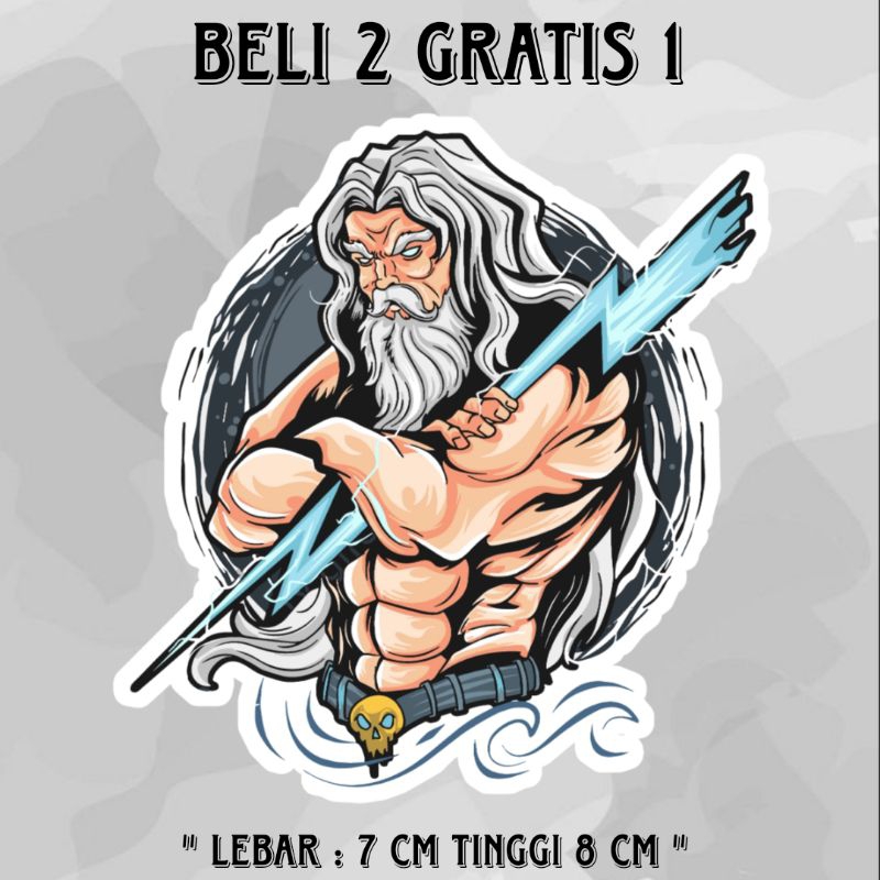 

Stiker Zeus Hologram Stiker Case Hp Stiker Murah Buy 2 get 1 (Minimal 3pcs)