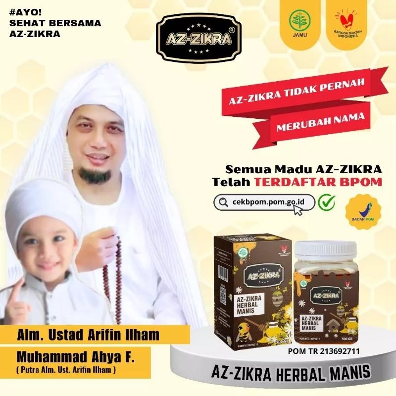 

MADU SUPER AZ ZIKRO AZZIKRO AZZIKRA - MADU MANIS - 500 GR