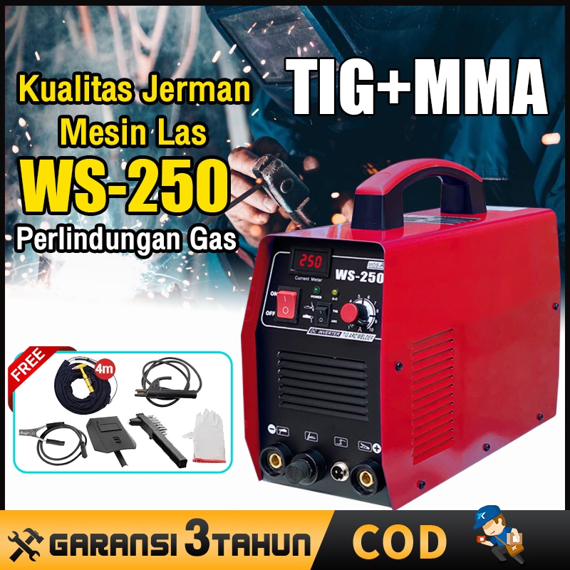 Reaim Mesin Las TIG 2 in 1 Travo Las Mini Listrik Mesin Las MMA Welding Machine