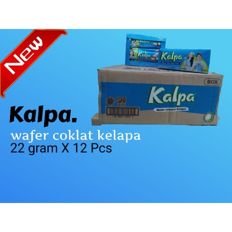

KALPA wafer coklat kelapa. 22gramx12pcs