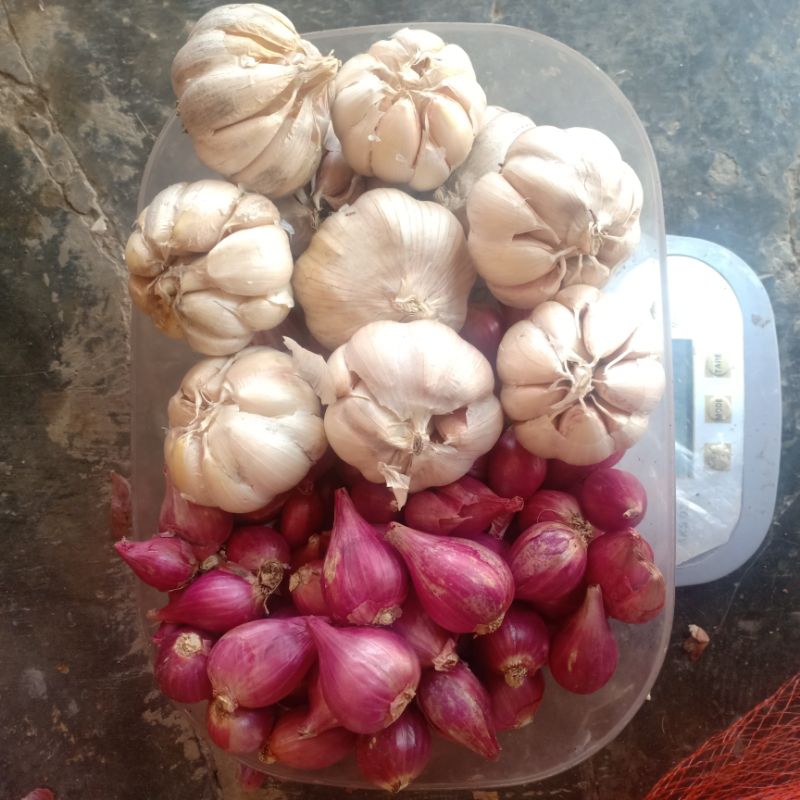 

Paket Bawang Merah 500gr & Bawang Putih 500gr