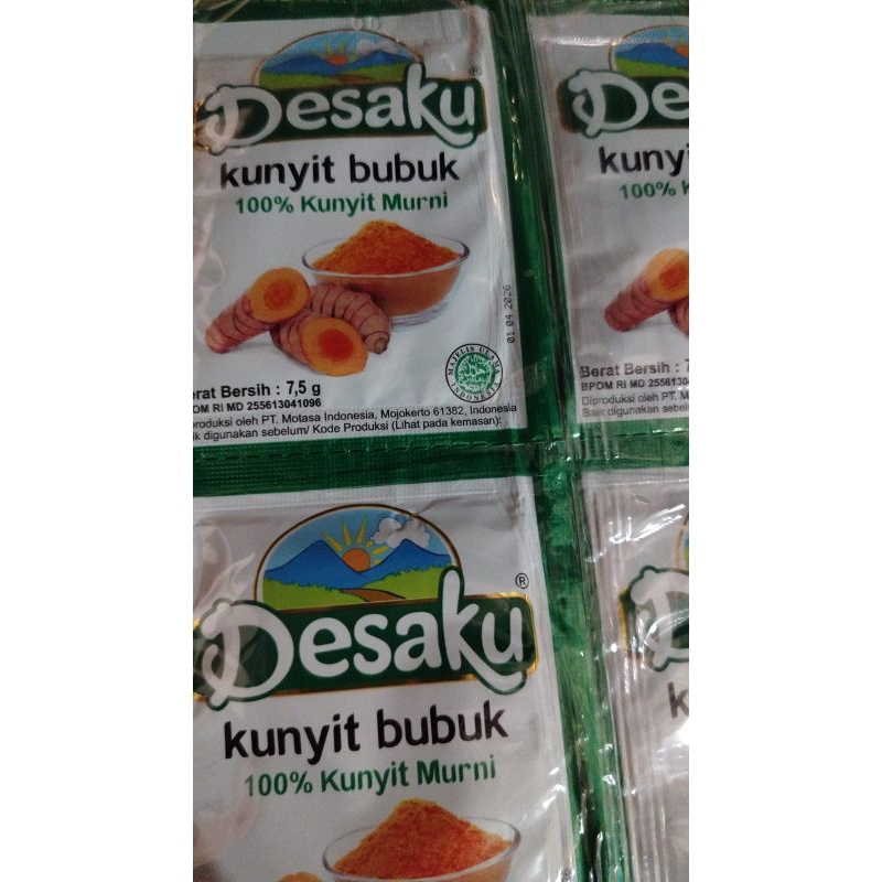 

DESAKU KUNYIT BUBUK/RENTENG 12PCS