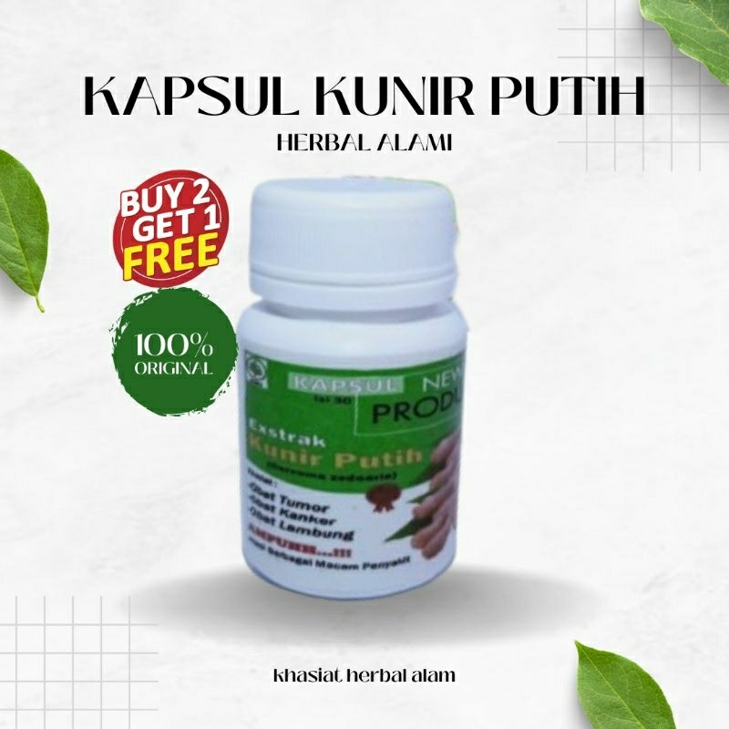 KAPSUL KUNYIT PUTIH OBAT LAMBUNG KRONIS PALING AMPUH KUNYIT PUTIH BUBUK KAPSUL KUNIR PUTIH KUNYIT PU