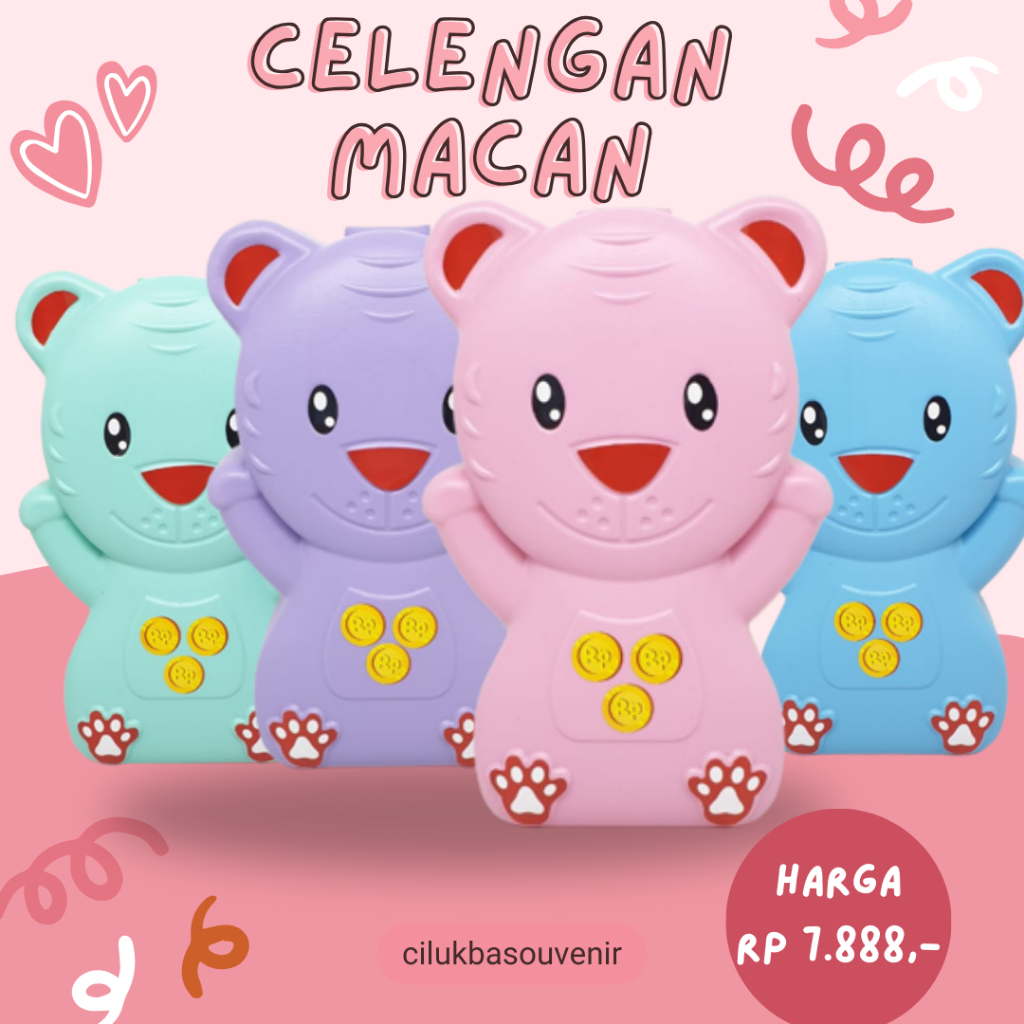 Celengan anak Macan | Celengan anak Murah souvenir ulang tahun