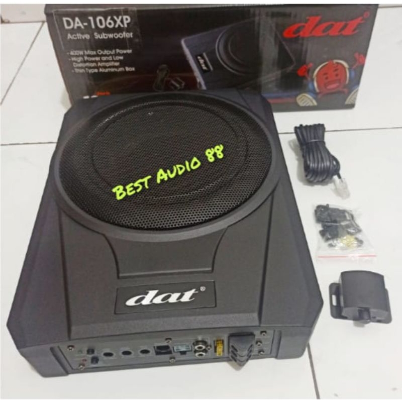Speaker mobil sub woofer Basstube bass tube kolong 10inch DAT 106XP