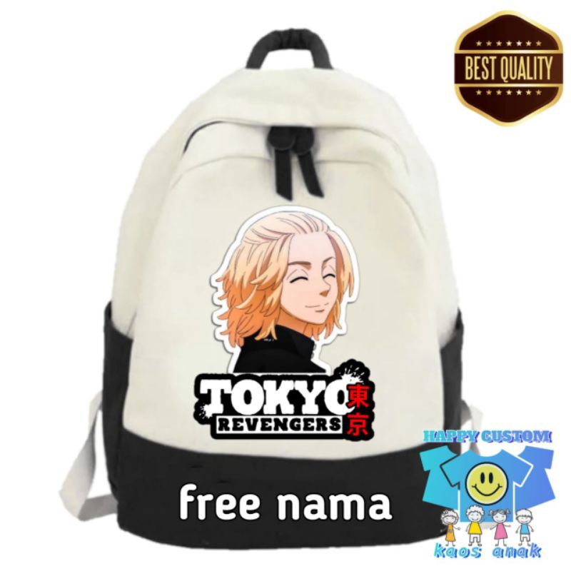 Tas anak backpack anak gambar karakter anime MIKEY TOKYO REVENGERS