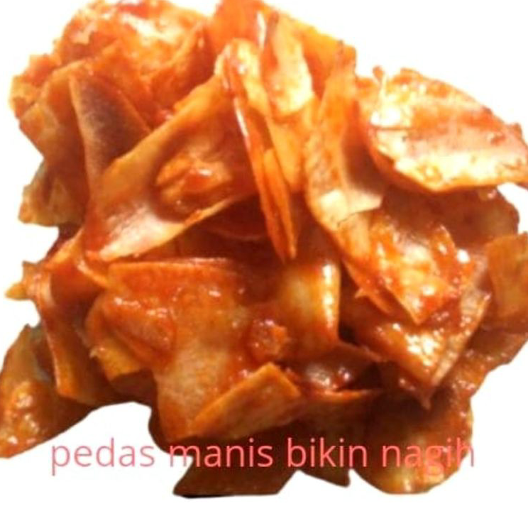 

➳➵✻ Keripik singkong sk / Keripik singkong balado /Keripik pedas manis