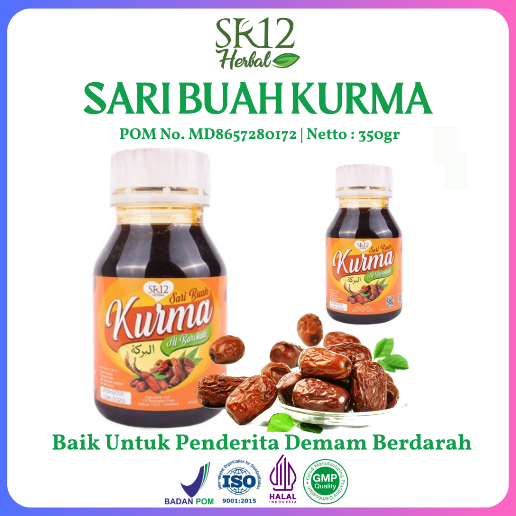 

SR12 Sari Buah Kurma Sari Kurma Asli Kualitas Premium Meningkatkan Stamina Tubuh Tanpa Gula