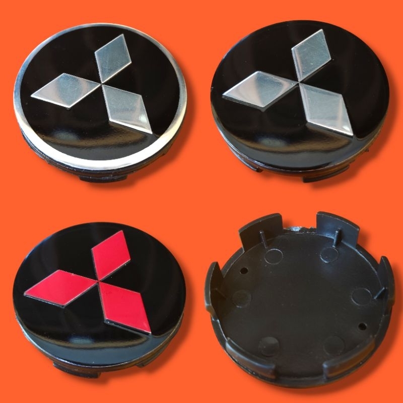 TUTUP DOP VELG MOBIL LOGO MITSUBISHI