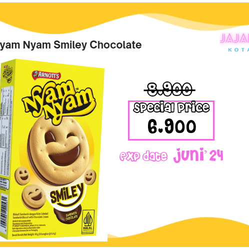 

Kirim Langsung Nyam Nyam Smiley Chocolate Buruan Beli