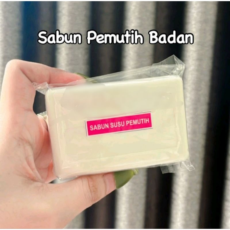 Sabun pemutih badan- sabun susu pemutih badan