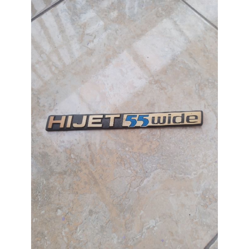 Emblem hijet 55 wide harga perbiji