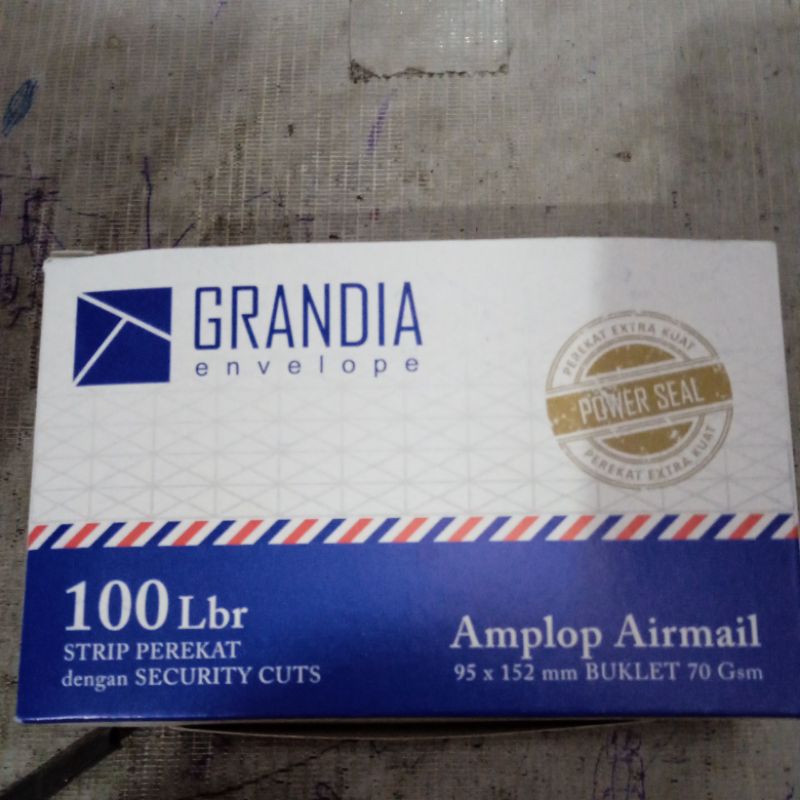 

amplop airmail isi 100 lembar