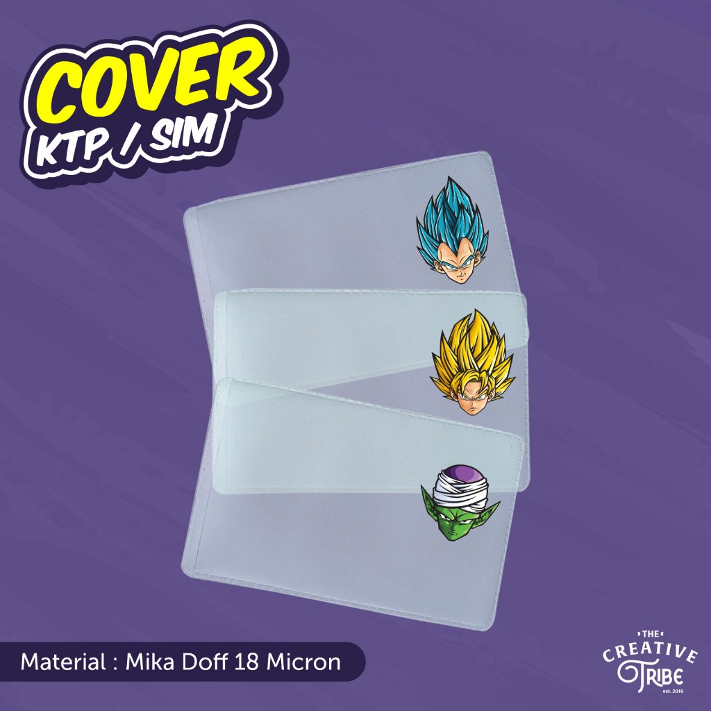 

Dragon Ball - Cover KTP / SIM Karakter Unik - Sarung Plastik Mika Pelindung Kartu Anime Goku
