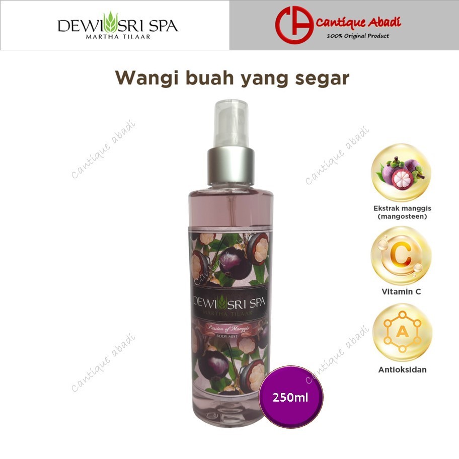 DEWI SRI SPA Body Mist Passion Of Manggis 250ml