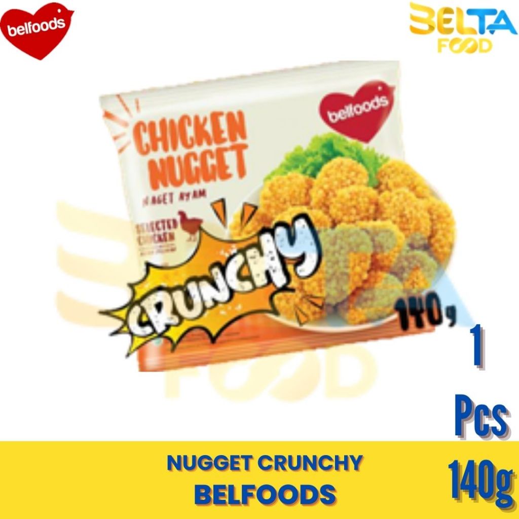 

Belfoods Crunchy Nugget 140g Nuget Crispy Viral Murah