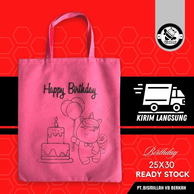 

GOODIEBAG BIRTHDAY KARAKTER PONY PINK TAS SNACK ULTAH ANAK CEWEK LUCU ~ F25.30