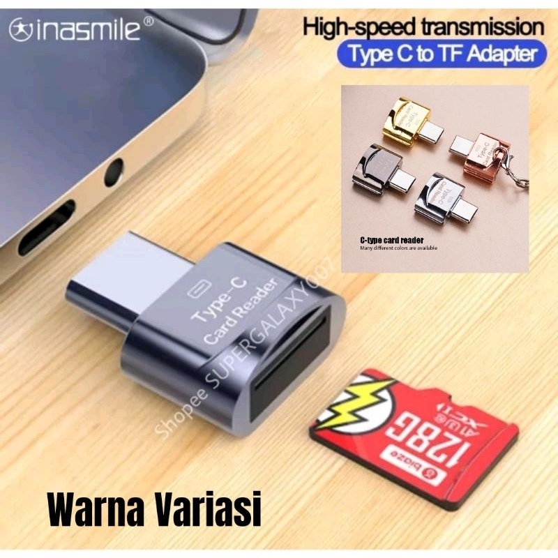 OTG Type C to Micro SD TF USB Smart Memory Card Reader Adapter OTG Android OTG Hp OTG Type C to USB