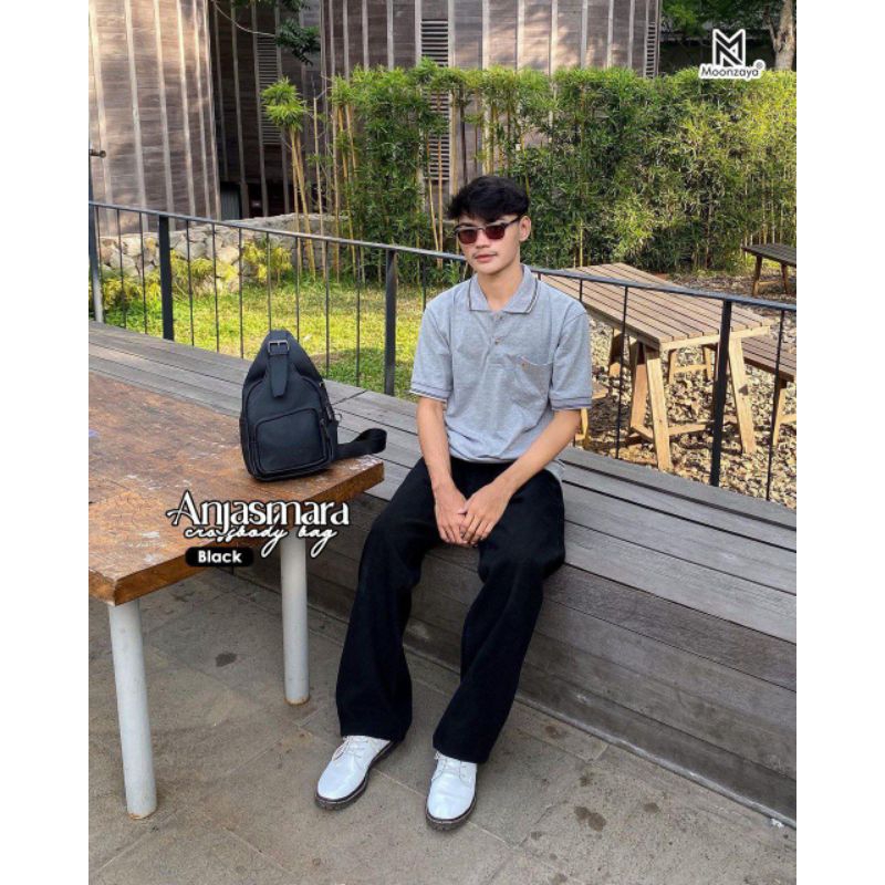 COD✅ANJASMARA BAG BY MOONZAYA TAS COWOK KEREN/TAS MURAH/TAS BERKWALITAS