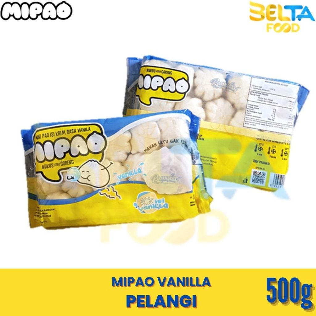 

Pelangi Mipao Rasa Vanilla Isi 30 Bakpao Mini Murah