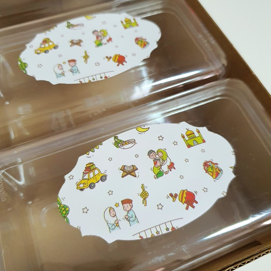 

Sticker Toples " Silahturahmi Putih " ( 1 pack isi 6 pcs ) Box Paperbag Natal Full Colour Hampers Box Idul Fitri