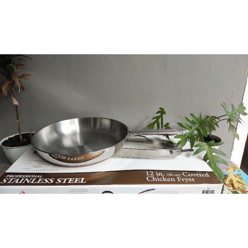 Px 225 Frypan Brand Real Kitchen 30cm Stainless Steel Maxim Export