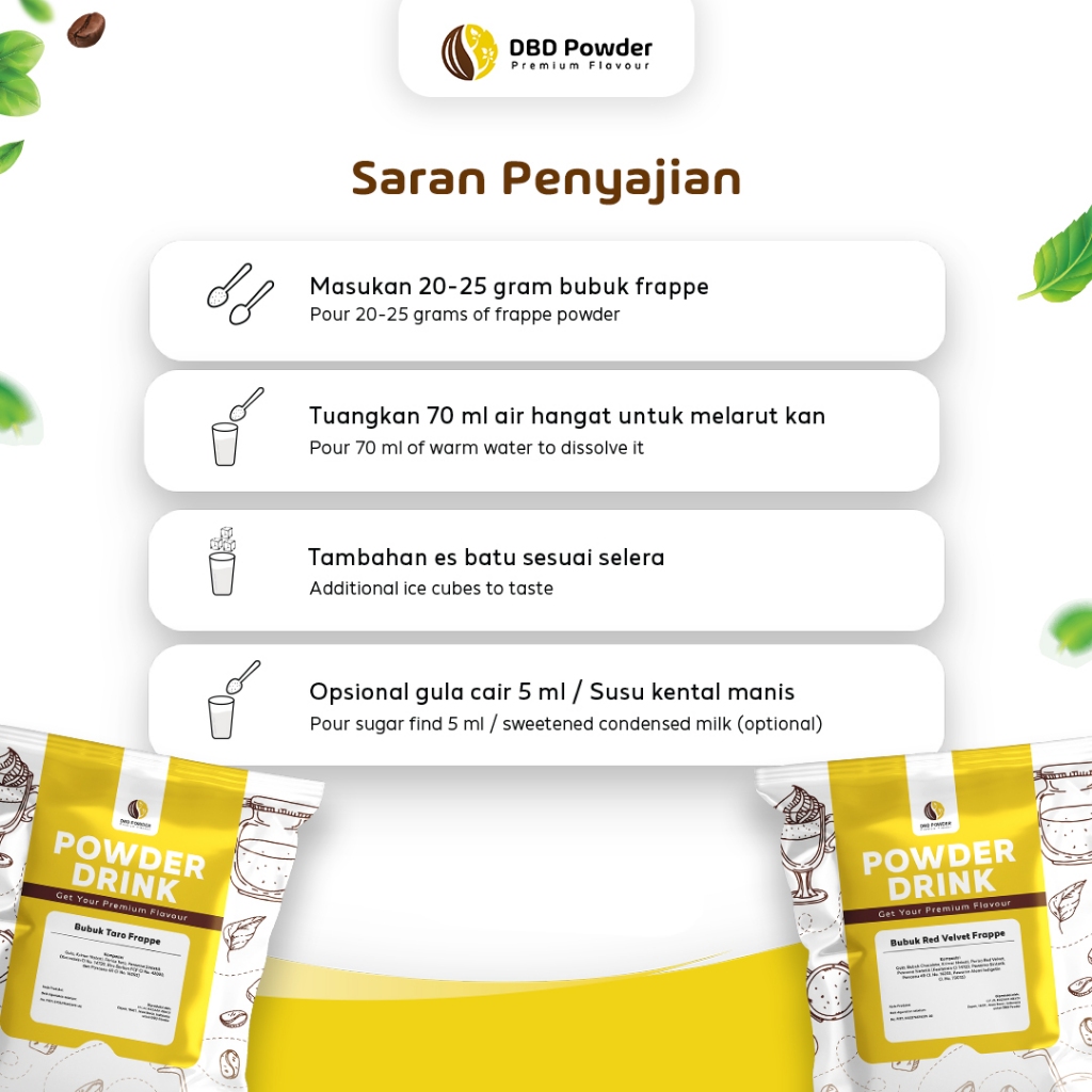 

Ay00! Powder Frappe Red Velvet - Bubuk Minuman Red Velvet