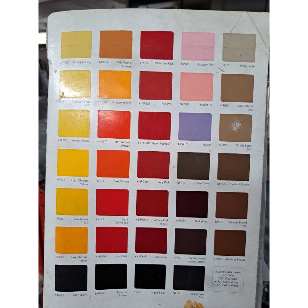 NIPPE 2000 Cat Kayu Besi 1L /KHUSUS WARNA MERAH