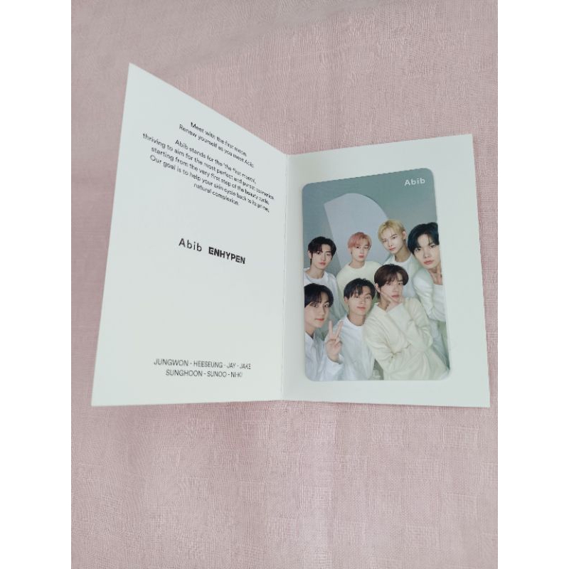PC Photocard Enhypen x Abib