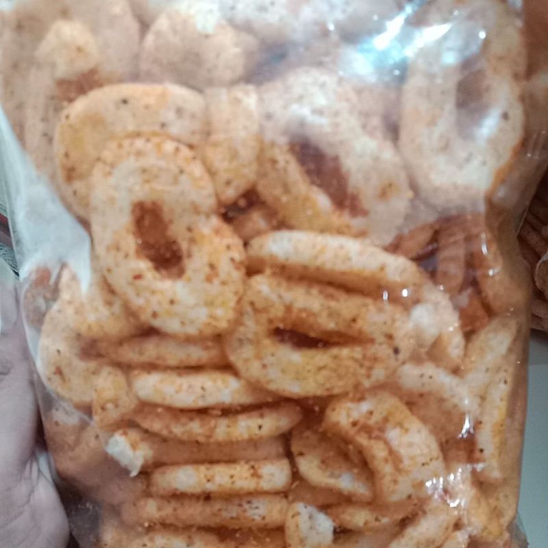 

kerupuk coin pedas