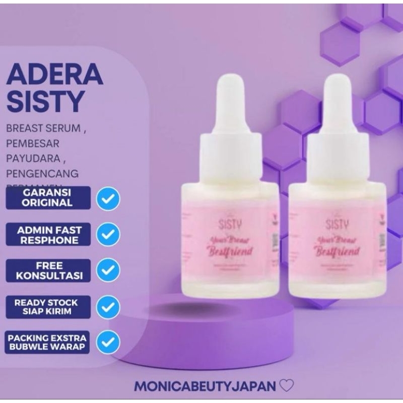 ( GRATIS ONGKIR KHUSUS HARI INI  ) SISTY SERUM PAYUDARA BREAST GEL ADERA BPOM 100% ORI / KINSGLOW SK