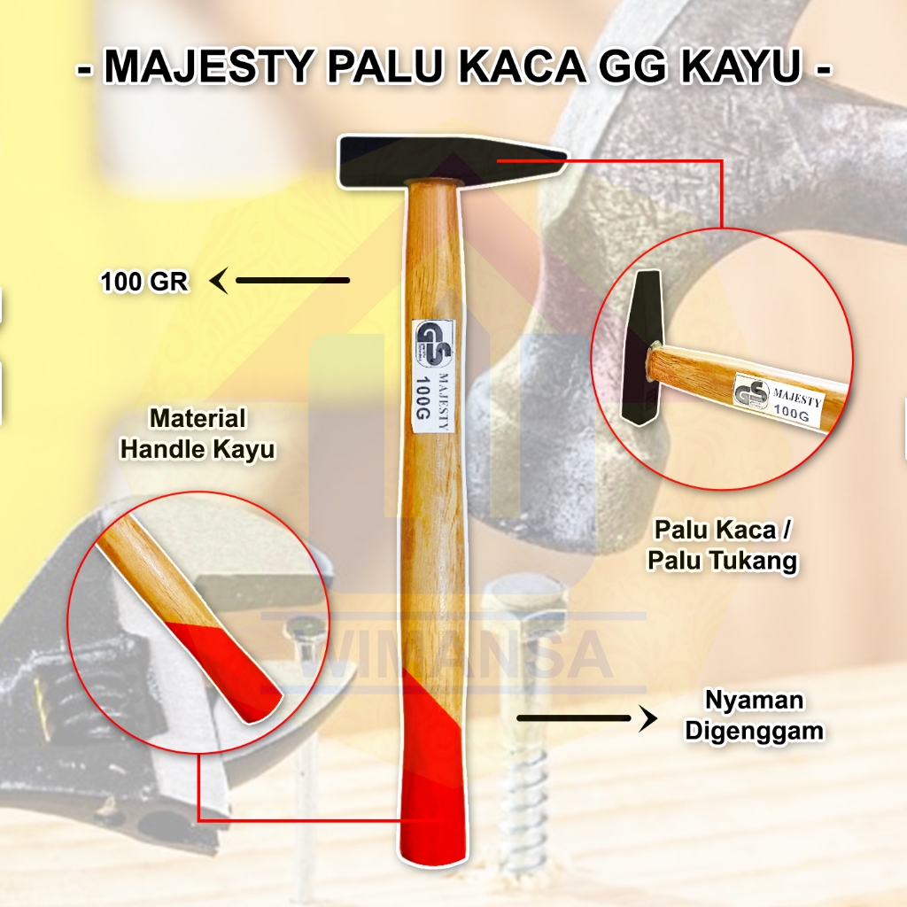 PALU KACA FRT - PALU TUKANG