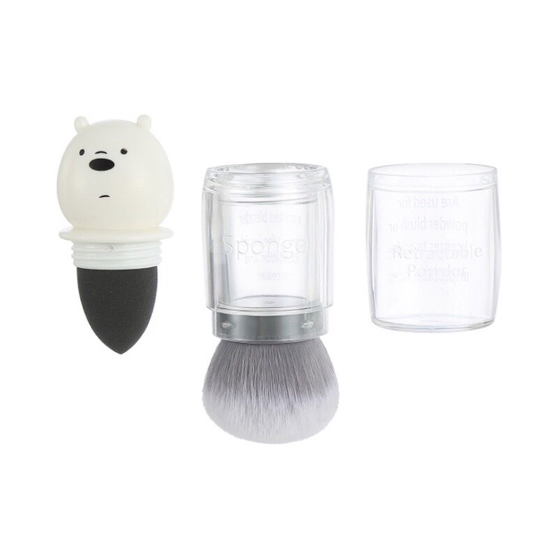 PROMO SALE MINISO MAKE UP BRUSH BARE WE BEARS