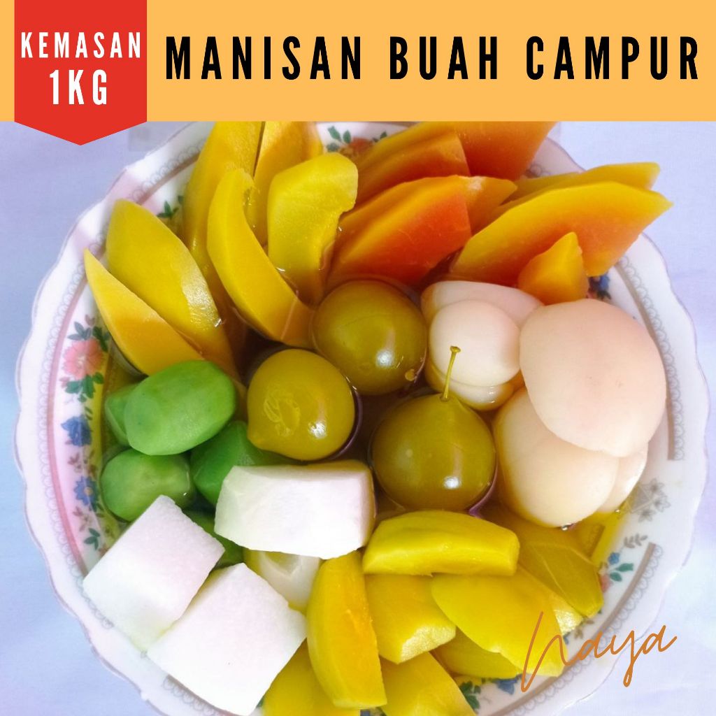 

MANISAN BUAH MIX 1KG MANISAN BUAH CAMPUR ASINAN BUAH ASINAN PEDAS CAMILAN BUAH OLAHAN BUAH MAKANAN KHAS BUAH SEGAR