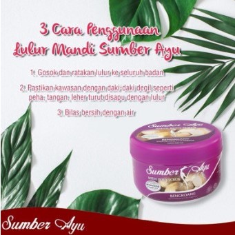 Sumber Ayu White Body scrub / Lulur Mandi 250 ml