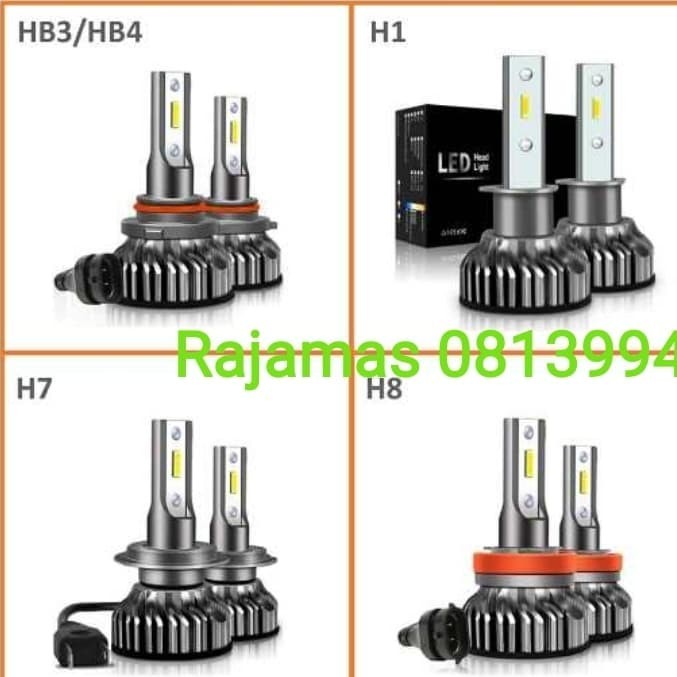 Lampu Led HB3 H1 H7 H8 sangat terang