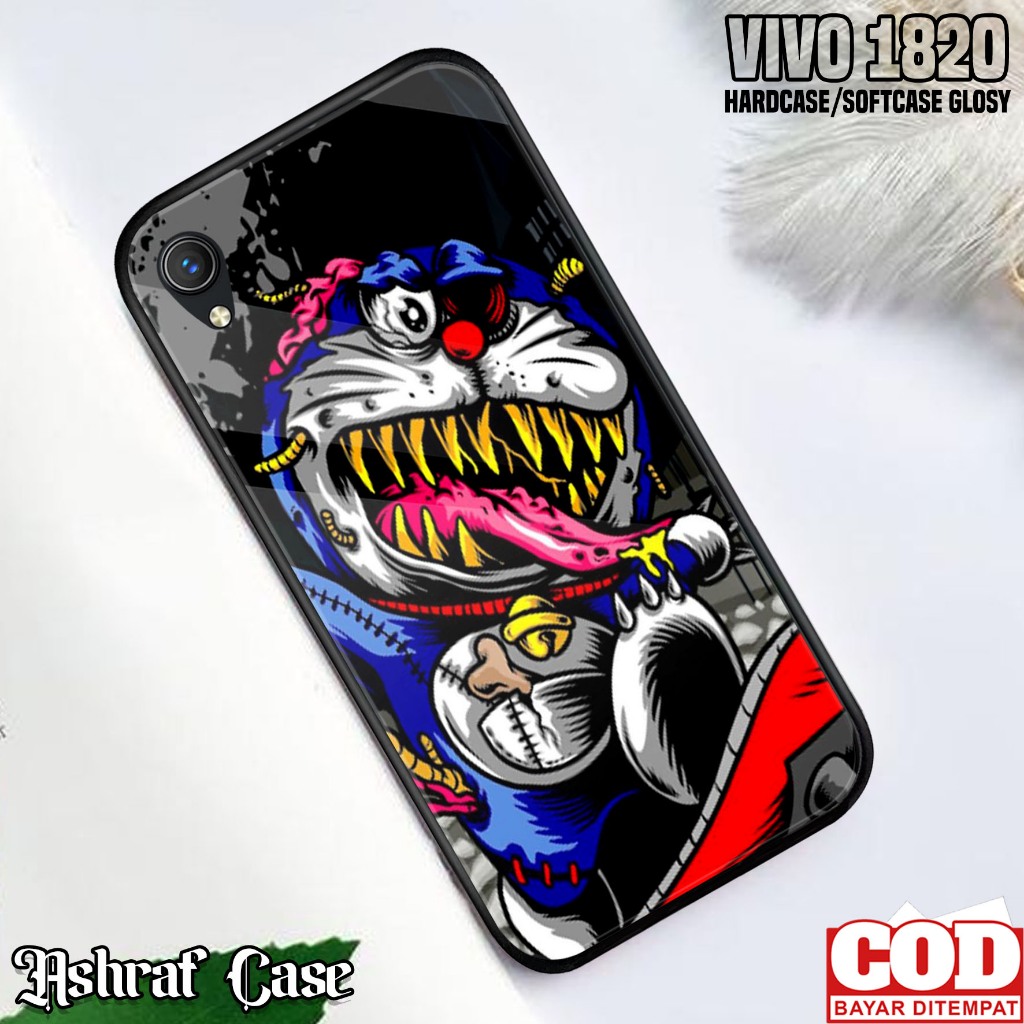 Case VIVO 1820 - Casing Hp VIVO 1820 Terbaru ( MASK ) Silikon Hp - Softcase Glass Kaca - Kondom Hp -