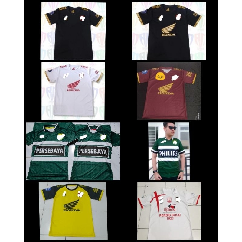 Jersey Persis Solo 2007 Print/Jersey Persebaya Retro/Jersey PSM Makassar 2022 2023 Home Away Third E