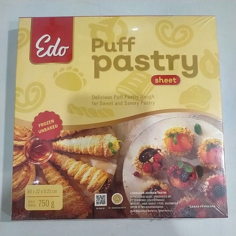 

PUFF PASTRY EDO 750 GRAM