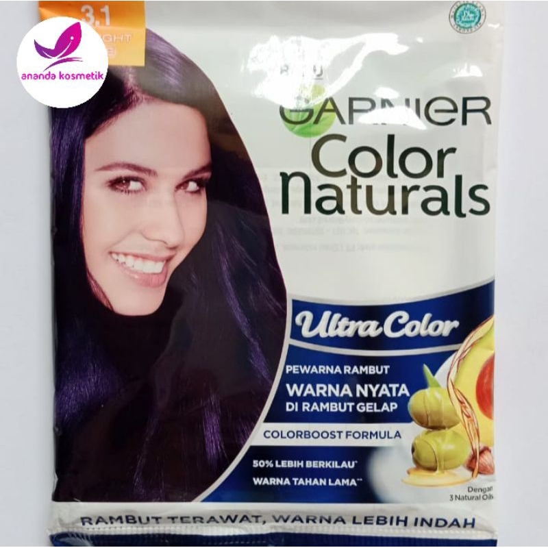 GARNIER COLOR NATURAL 3.1 MIDNIGHT BLUE - CAT RAMBUT SACHET GARNIER COLOR