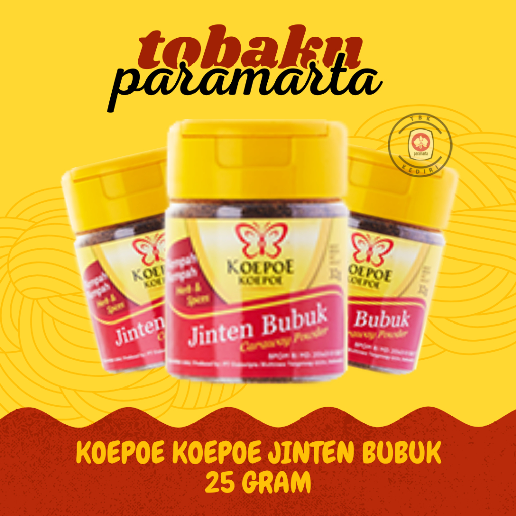 

JINTEN BUBUK KOEPOE KOEPOE JINTEN BUBUK 25 GRAM / KOEPOE KOEPOE JINTEN BUBUK